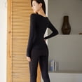 thumbnail image 4 of Ropa interior térmica moldeadora de cuerpo para mujer, ropa interior fina y larga con ácido hialurónico autocalentable a temperatura constante, 4 of 6