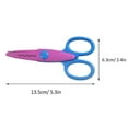 thumbnail image 4 of Artrylin Plastic Blunt Tip Craft Scissors, 4", Assorted Colors, 4 Count, 4 of 8