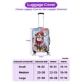 thumbnail image 5 of Hello Winter Australian Shepherd Smiling in Red Scarf Hat Welcome Christmas Travel Luggage Cover Aussie Dog Lover Gifts Suitcase Dust Protective Decor - 00017, 5 of 5