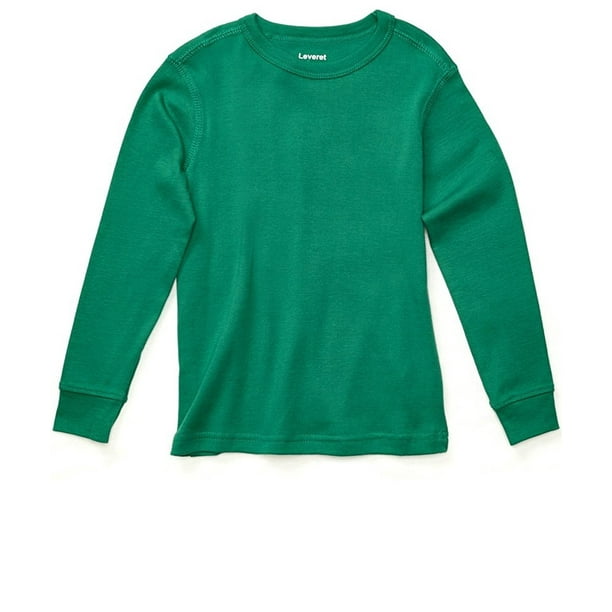Leveret Long Sleeve Boys Girls Kids & Toddler TShirt 100 Cotton (2