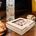 thumbnail image 4 of ADDHAT Caja Para Chocolates Con Ventana Y Beige Perfecta Para Regalo En Bodas Y Cumpleaños, 4 of 7