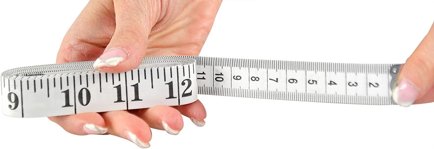 Extra Long Measuring Tape, Soft Tape Measure, Body Measurements, Sewing  Tape Measure, Large Print Markings, 120” L, White 