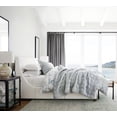 thumbnail image 3 of Handmade Capitola Space-Dyed Wool Area Rug with Cotton Backing, Modern Grid Design, Blue Space, 7x10, for Living Room, Bedroom, Dining Room, Office, 3 of 4