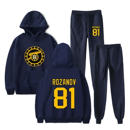 Heated Rivalry hooded Ilya Rozanov 81 Hockey hoodies suits pocket drawstring hoodies sweatshirt men/women Strap sports pants