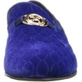 thumbnail image 2 of STACY ADAMS Men's Valet Velour BIT Slip-ON Loafer, Blue, 9 M US, 2 of 8