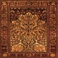 thumbnail image 1 of Ahgly Company Indoor Square Persian Orange Traditional Area Rugs, 8' Square, 1 of 1