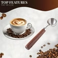 thumbnail image 6 of Coffee Spoon Stainless Steel Wooden Handle Coffee Measuring Spoon Tea Spoon Baking Scale Measuring Spoon Milk Powder Auxiliary Food Spoon Seasoning Measuring Spoon, 6 of 6