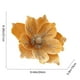 thumbnail image 3 of Magnolia Artificial Magnolia artificial de tela, 24 cm, color amarillo, con efecto nevado, ideal para decorar el árbol de Navidad. 1 unidad Rkxzt, 3 of 9