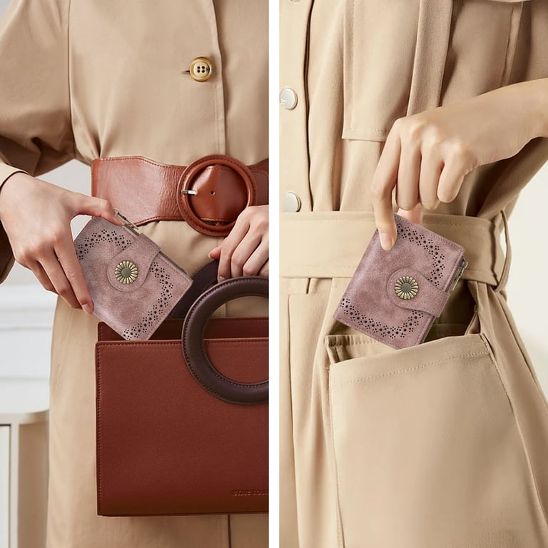 Kalunma Small Bifold Wallet, Leather RFID Blocking photo 6