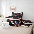 thumbnail image 5 of Manfei Christmas Dog Lover Twin Bedding Sets 7-Piece, Cartoon Dachshund Animal Bedding Comforter Set, Happy New Year Reversible Sheet Sets, Breathable Home Decor, 5 of 7