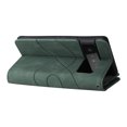 thumbnail image 5 of Zipper Wallet Case for Google Pixel 6 Pro Large Capacity Card Slots Holder Magnetic Clasp Cover, Luxury PU Leather Anti-Shock Flip Folio Case with Kickstand Wrist Strap Handbag Protective Case,Green, 5 of 7
