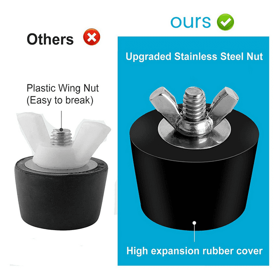 12 Pack 3 Size Pool Winterizing Plug for Swimming Pool Holes,Expansion Plugs for Above Ground Pool Skimmer