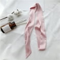 thumbnail image 5 of Women Skinny Scarf Thin Belt Tie Scarf Bag Handle Wrap Silk Feeling Choker Elegant Scarf Decoration, 5 of 9