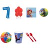 Super Mario Brothers Party Supplies Party Pack For 32 With Blue #7 Balloon