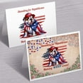 thumbnail image 3 of Republican Bulldog Making Woof Count Election 2024 7x5in Folded Greeting Card Dog Lover Gifts Idea Single Note Card with Envelope - 01002, 3 of 5