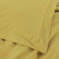 thumbnail image 3 of Chezmoi Collection Solid Yellow 100% Washed Cotton Duvet Cover Set Queen Size, 3-Piece Luxury Soft Breathable Smooth Cooling Comforter Cover with Button Closure, 3 of 9