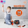 thumbnail image 2 of Juguete Maletín De Herramientas 14 Pzs Set De Construcción naranja Grande, 2 of 5