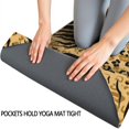 thumbnail image 3 of Animal Print Pattern Hot Yoga Mat Towel Non Slip for Hot Yoga - Quick-Drying Yoga Mat Cover with 4 Corner Pockets with Travel Bag - Hot Yoga Towel Non Slip 74"x26", 3 of 6