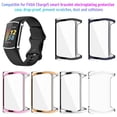 thumbnail image 3 of Funda Protectora Compatible Con Fitbit Charge5 Pulsera Inteligente Galvanoplastia Funda A Prueba De Caídas Para Evitar Arañazos 2 Uds Kearding EL017495-04, 3 of 5