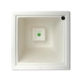 thumbnail image 5 of Algreen Covington 27" Self-Watering Planter, Square Pillar, White Resin, 5 of 6