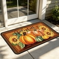 thumbnail image 5 of Zynviq 15.7" X 23.6" Area Rugs Pumpkin Thanksgiving Throw Rug Polyester Washable Brown Rectangular Small Rug for Dorm, 5 of 6