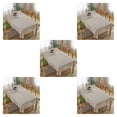 thumbnail image 2 of Injueey Mantel de ganchillo cubierta de rectangular a prueba de polvo Pastoral a prueba de aceite hogar comedor decoración de Navidad 140180CM Type2 NO2, 2 of 5