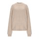 thumbnail image 4 of Suéter de cuello alto para mujer, jersey de punto informal, jersey de color cedro liso, suéter de cuello alto, blusa para mujer, 4 of 6