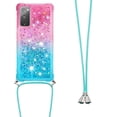 thumbnail image 3 of Funda para Samsung Galaxy S20 FE 4G/5G Brillantina Líquida Divertida Reluciente y con Cristales en Movimiento Cuerpo Cruzado con Cordón Ajustable, 3 of 5