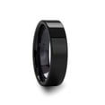 thumbnail image 3 of FRAENER Flat Polish Finished Black Ceramic Wedding Ring - 2mm - 12mm, 3 of 4