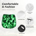 thumbnail image 4 of Balery Green Tie Dye Pantalones cortos deportivos para mujer con forro y dos bolsillos, elásticos, para entrenamiento, gimnasio, yoga-Medium, 4 of 7