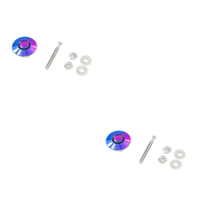 Wweixi Modification de la Voiture Élégant et Léger Verrouillage du Capot Différents Styles Offerts Multicolore DP16-32 2Set