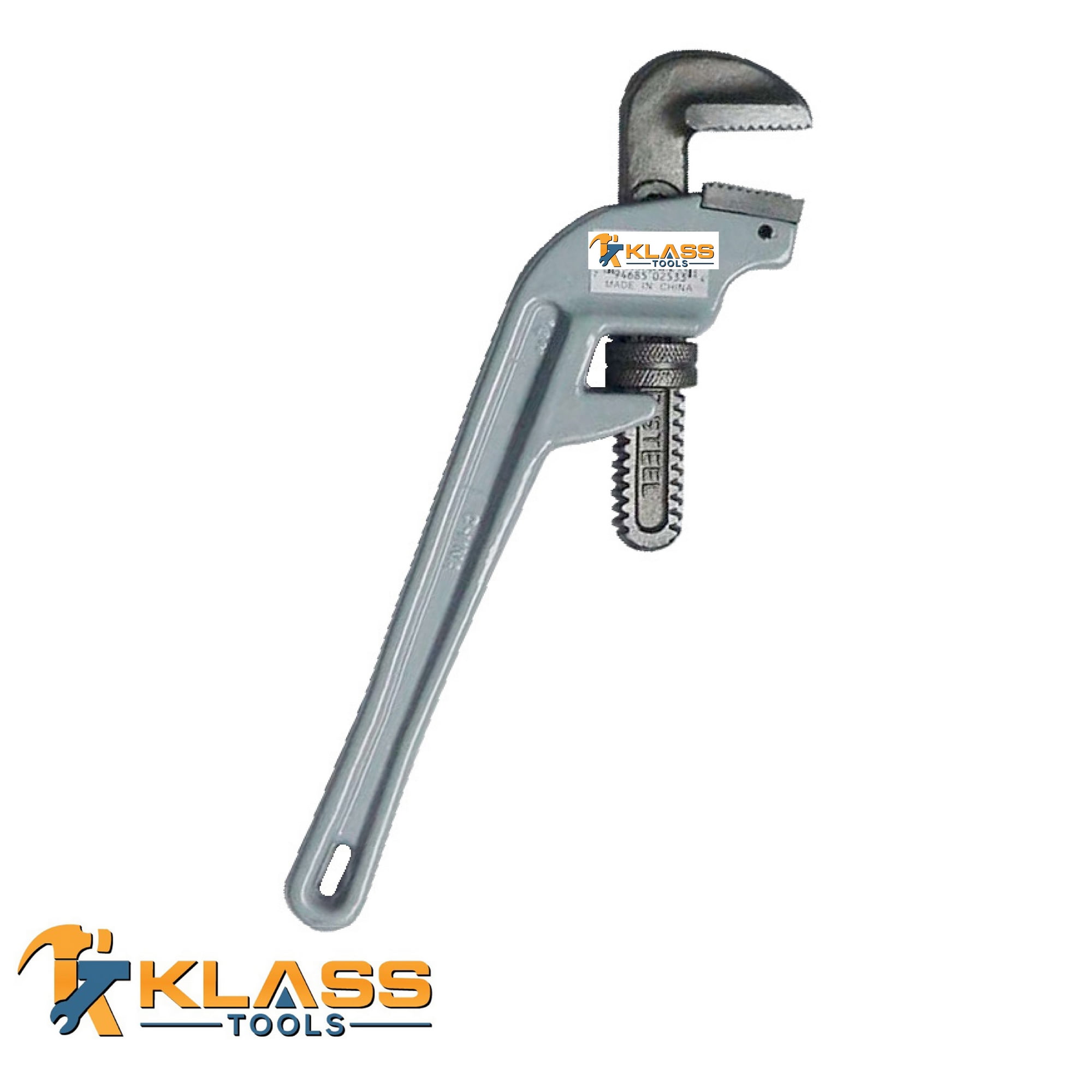 14/" 45 Degree Offset Aluminum Pipe Wrench by KlassTools