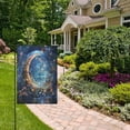 thumbnail image 2 of Yayeee Garden Flag 12"x18" Double Sided Outdoor Yard Lawn Holiday Decorations, Crystal Moon, 2 of 6