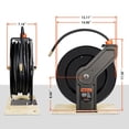 Tacklife Air Hose Reel, 3/8 Inch×50 Ft Auto Retractable Hose Reel with
