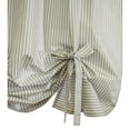 thumbnail image 4 of Commonwealth ThermaLogic Ticking Stripe Tie Up With 2" Header 3" Rod Pocket �" Side Hems and �" Bottom Hem - 40x63" - Sage, 4 of 4