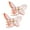 Light Pink, variant on Xinwanna 2Pcs Girls Hair Claw Transparent Butterflies Shape Hair Pin Braided Hair Mini Hairpin Clear Mini Braiding Clip Headwear Hair Accessories (Red)
