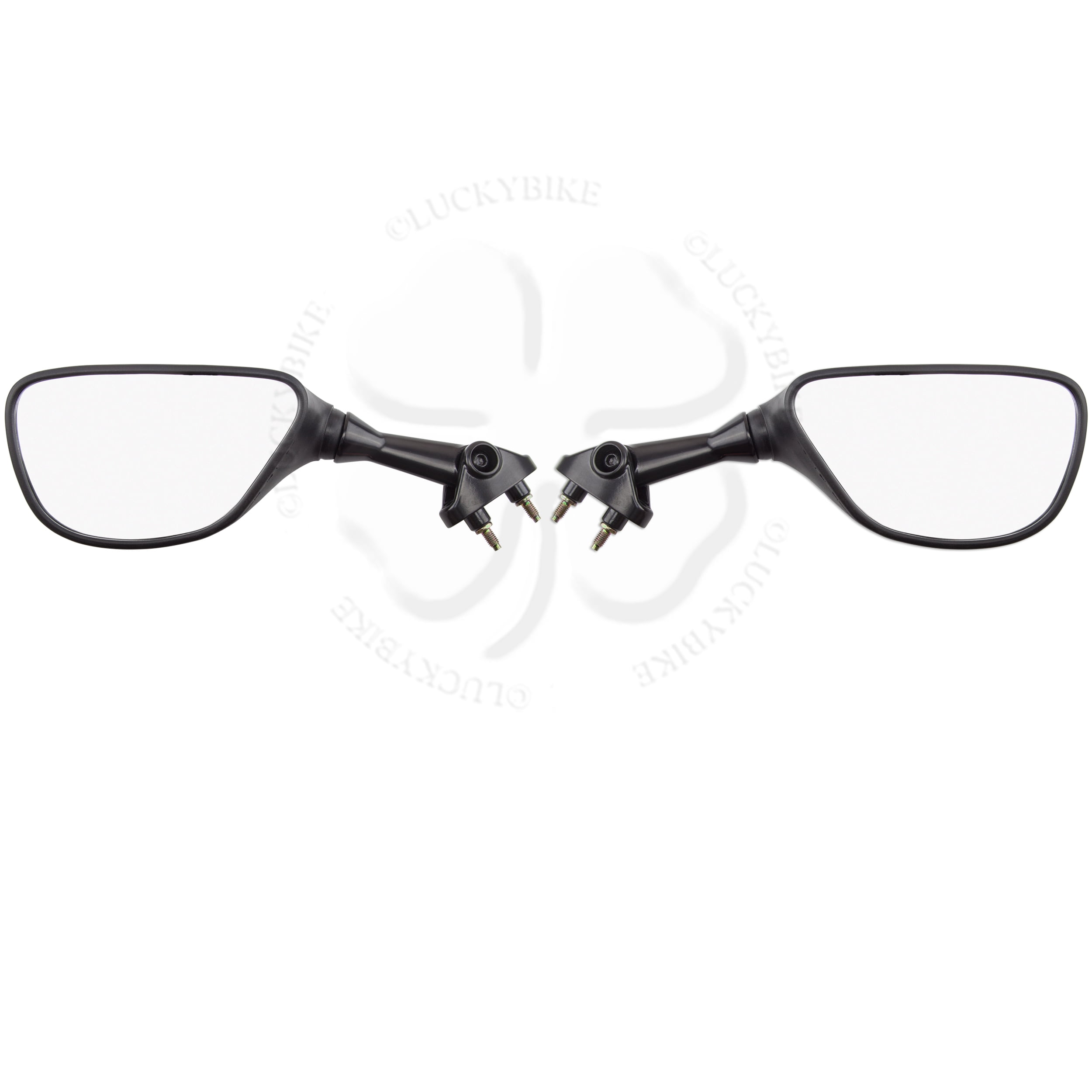 Rear View Mirror Black For Kawasaki Ninja ZX6R 03-04 Side Glass