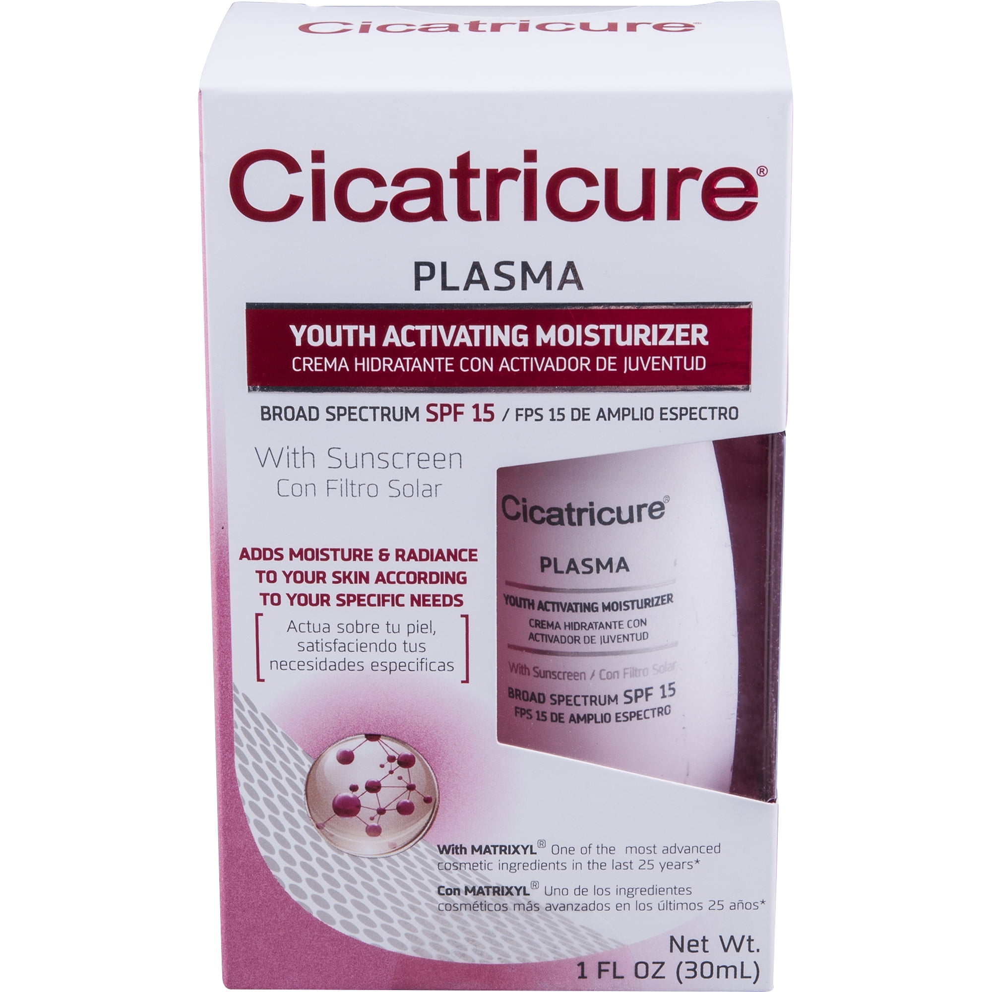 Cicatricure Plasma Youth Activating Moisturizer With Sunscreen 1 Fl Oz Walmart Com Walmart Com