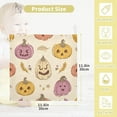 thumbnail image 2 of Dreamtimes 3 PCS Bright Colorful Pumpkins Baby Muslin Washcloths, Vintage Halloween Face Towel Burp Cloths Ultra Soft Absorbent Cotton Bath Wipes Towels for Newborn Boys Girls, 2 of 7