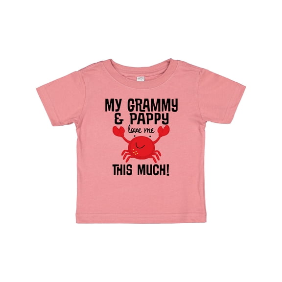 Inktastic Grammy and Pappy Love Me Boys or Girls Baby T-Shirt