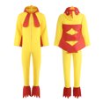 thumbnail image 5 of Sunloudy Men Halloween Frog Costume, Open Face Jumpsuit with Webbed Hands  Boot Covers (Green), 5 of 5