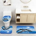 thumbnail image 4 of Gamer Boys Girls Bathroom Set with Shower Curtain and Rugs Accessories, Cute Kids Shower Curtain Set, Computer Child Play Game Shower Curtain for Bathroom, Level Up Bathroom Decor 4 Pcs, 4 of 7