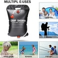 thumbnail image 2 of RKZDSR Outdoor Foldable Solar Hot Water Shower Bag, Household Portable Water Bag, Outdoor Shower, Sun Drying, Water Storage Bag, 2 of 8