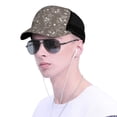 thumbnail image 4 of Picia Retro Bunny Pattern Trucker Hat,Baseball Cap,Sun Protection Cap,Stylish Headwear,Leisure Cap,Outdoor Sports Cap, 4 of 7