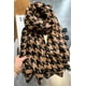 thumbnail image 1 of Nvzi Bufanda larga tipo manta, gruesa, de gran tamaño, para invierno y otoño, cálida, bufandas grandes a cuadros, chal, regalo para mujer, A, 1 of 2
