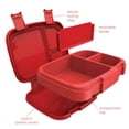 thumbnail image 3 of Bentgo Fresh Lonchera Antiderrames 3 O 4 Compartimentos Color Rojo, 3 of 6