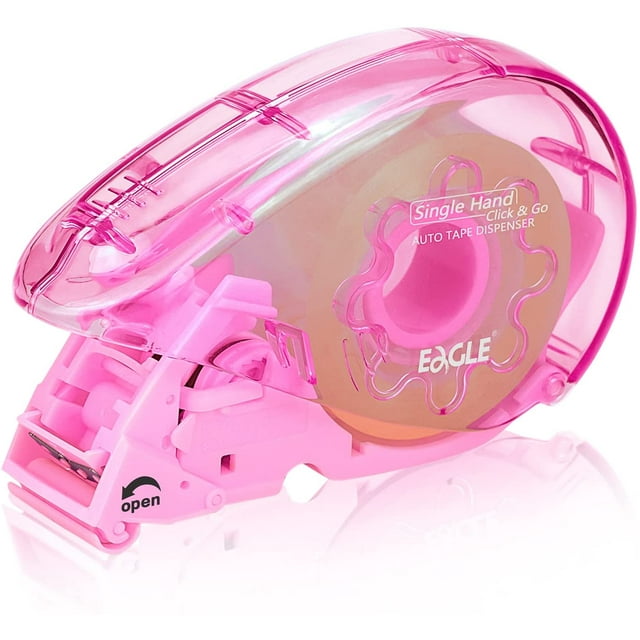 Automatic Tape Dispenser, Mini Tape Dispenser, Mini, Single Hand Operation, Press To Dispense Mechanism, Suitable for Standard Office Tape