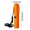 thumbnail image 3 of Orange Multi-functional Magnetic Waterproof Flashlight, 500 Lumen Type-C Rechargeable Strong Light for Emergency and Outdoor Use, 3 of 4