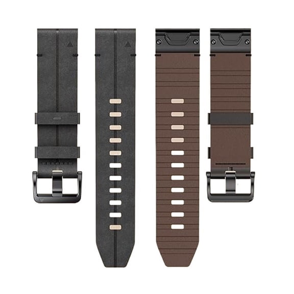 RoseOcean 26mm 22mm Leather Strap For Garmin Fenix 7 7X Pro/Epix Pro (Gen 2) 47mm 51mm/Forerunner 965 955 Solar Enduro2 Watchband