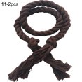 thumbnail image 2 of Neinkie 2Pcs Natural Cotton Curtain Tiebacks- Village Style Curtain Holdback Rope, Curtain Decorative Holdbacks for Rural Style Drapery Tieback, 2 of 6